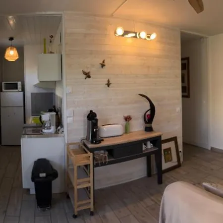 Appartement Centre Village Rez-De-Jardin Parking Et Wifi Fibre